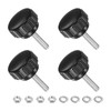 CoCud Thumb Screw Knurled Knobs Set, M5 x 20mm Male