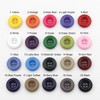 Multicolor Resin Buttons - Round 4 Holes, Various Sizes (Red,
