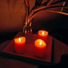 ToCi LED Candles Red Diameter 7.5 x 15 cm -