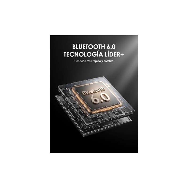 1 Hora Audífonos Inalámbricos Bluetooth con Pantalla LED