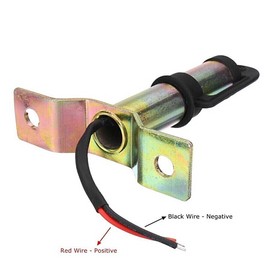 Monirf I Shape Tractor Beacon Light Bracket, Roof Mounting Beacon Holder with Wire for Forklift Truck Tractor, Metal Mounting Bracket Universal for DIN Pole Mount Rotating Warning Light