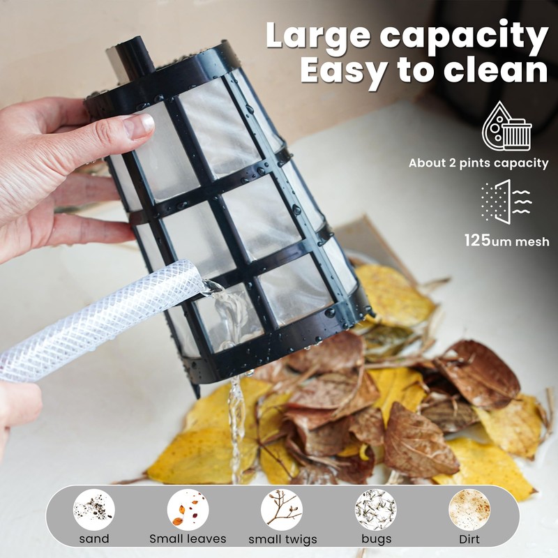 EFURDEN Pool Vacuum for Above Ground Pool, Cordless Handheld Rechargeable