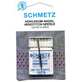 Schmetz Hemstitch (Wing) Sewing Machine Needle - Size: 100/16 (Finest)