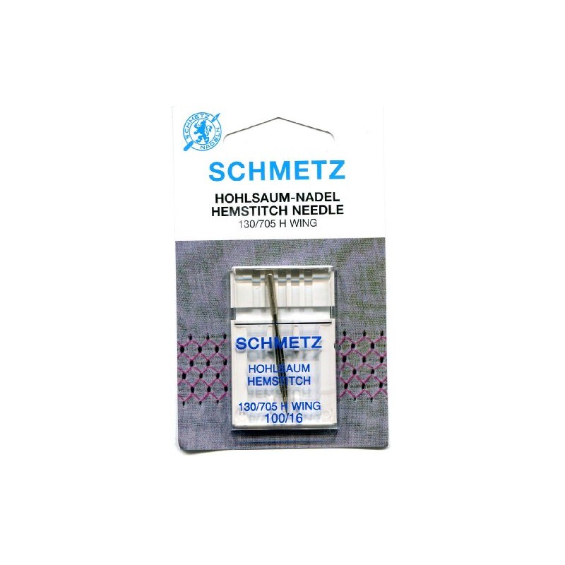 Schmetz Hemstitch (Wing) Sewing Machine Needle - Size: 100/16 (Finest)