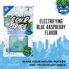 Sour Strips Raspberry Flavored Sour Candy Strips, Deliciously Sour Chewy