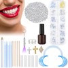 ZEVOFIUR DIY Tooth Gem Kit Tooth Jewellery Set Y2K Trendy