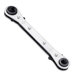 EnweiBingshi HVAC Service Wrench Tools,Ratcheting Refrigeration Wrench, Bi-Directional Reversible with 4 Sizes 3/8'' 1/4'' 5/16'' 3/16''，for Air Conditioning & Refrigeration Equipment Repair