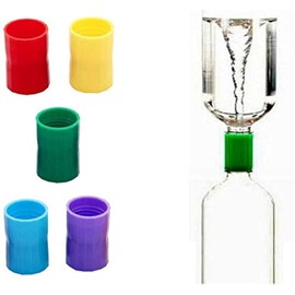 mciskin Vortex Bottle Connectors Tornado in One Bottle Fountain Connection Cyclone Tube Tornado Connector Tornado in One Bottle Pack of 5