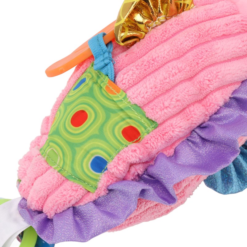Stuffed Hanging Rattle Doll Soft Sea Horse Cartoon Hanging Plush