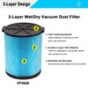 1 Pack VF5000 3-Layer Pleated Paper Replacement Filter Compatible with