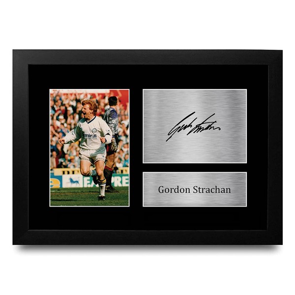 HWC Trading Gordon Strachan Leeds United Signed Autograph Football Fans