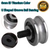 U Groove Ball Bearing SG 622 Carbon Steel Guide Roller
