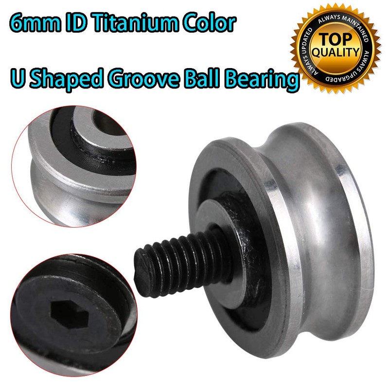 U Groove Ball Bearing SG 622 Carbon Steel Guide Roller