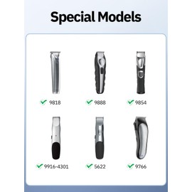 Charger Fit for Wahl Trimmer 9888L 9818L 9854L 9918D WNT-8 WNT-9 5622 5623 8779 9766 9864 9876 79608 Shaver Hair Beard Clipper AC Adapter Power Cord Supply for S003HU0420060