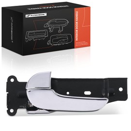 A-Premium Front Left Driver Side Interior Door Handle Compatible with Kia Sedona 2002 2003 2004 2005, Chrome Lever, Replace# 0K53B-59330BT, 0K53B-5933044