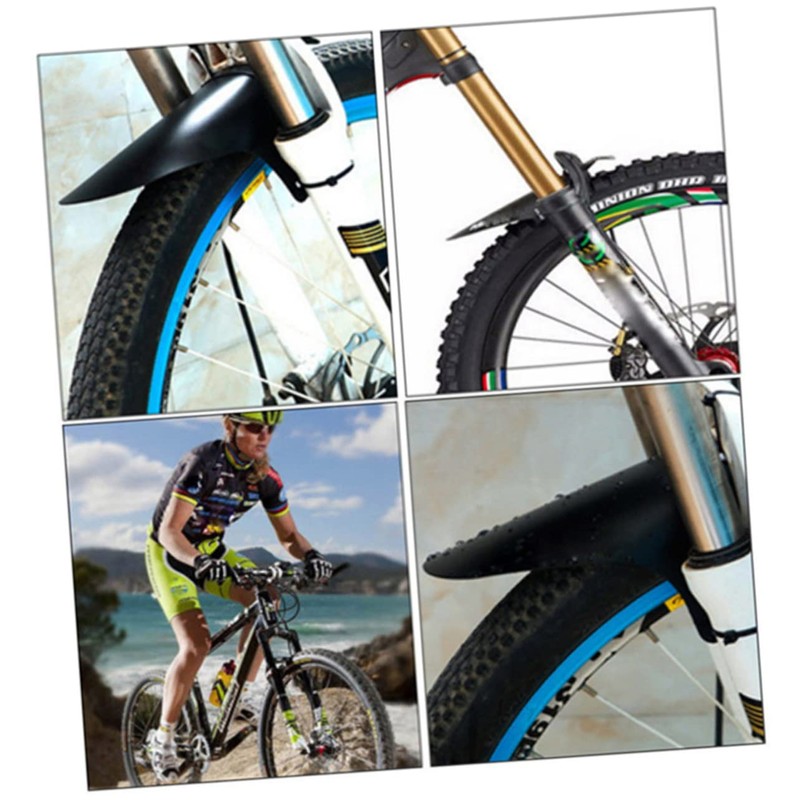 SUPVOX 2 Sets Bike Mudguard Wings Front Fork Mud Guards