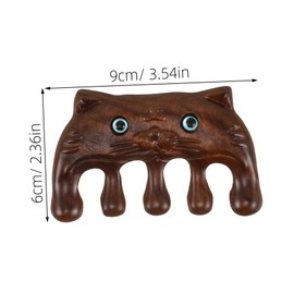 IWOWHERO Manual Hair Messager Wide Tooth Comb for Scalp Health Comfortable Material Daily Use for Women