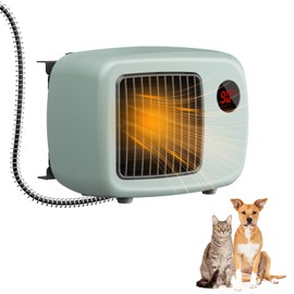 600W Dog House Heater,Anti-Bite Cord Heated Dog House,Wall-Mounted Dog Heater,Keep Your Pet Warm and Happy UL Tested for Safety (green)