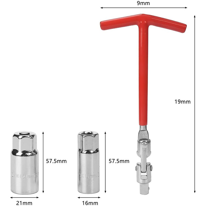 Spark Plug Wrench Set 16/21 mm Spark Plug Socket Spark