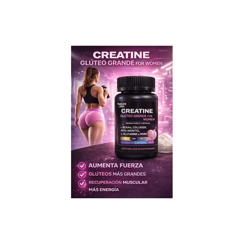 Creatina Para Mujeres Collagen, Myo-inositol, Vitamin D3