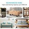 Sunifier Adjustable Bed Risers 1,2,3,4,5,6,7,8,9,10 inch Heavy Duty Furniture Risers