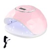 86W Nail Lamp LED UV 4 Gear Time Setting Induction