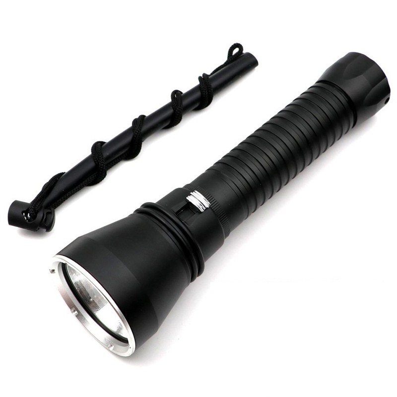 Zmart CREE XHP70 LED Diving Light 4000 Lumens 26650x2 Books up to Waterproof