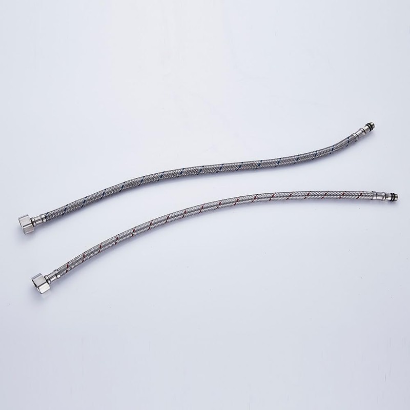 ‎Haiba Pack of 2 Kitchen/Basin Monobloc Mixer Tap Connectors Flexi