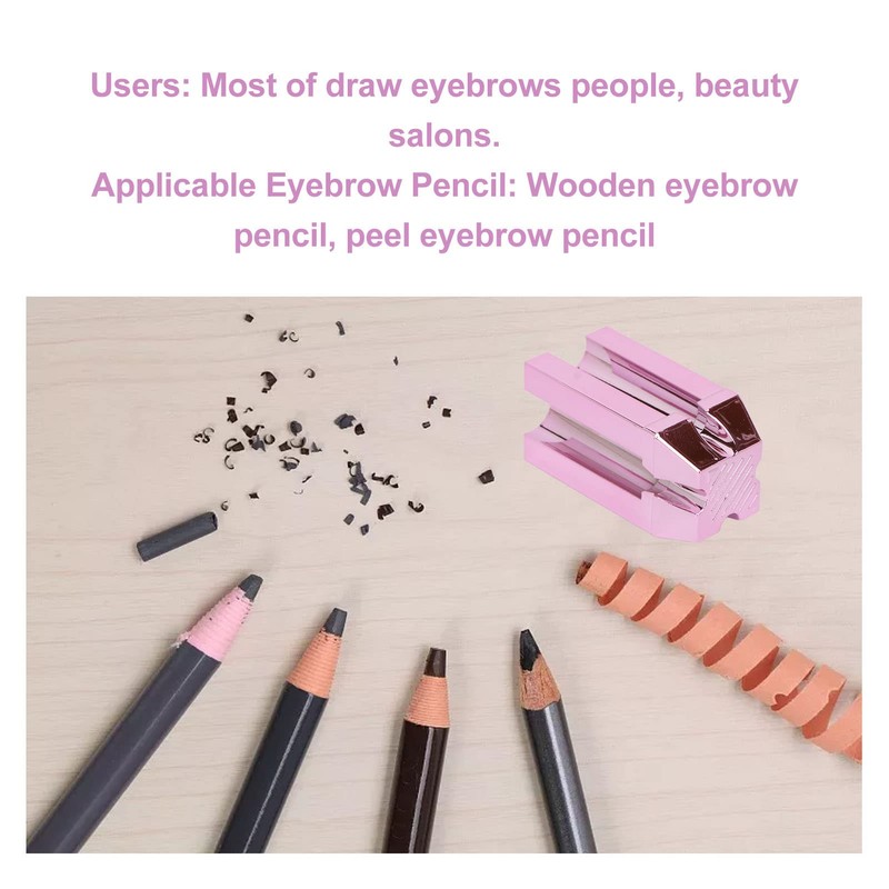 Eyebrow Pencil Sharpener, 4 In 1 Lightweight Makeup Sharpener, Eyebrow