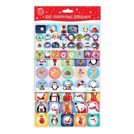 100 Assorted Christmas Stickers