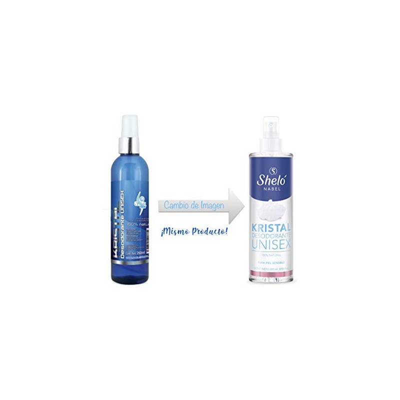 Desodorante Kristal Unisex 100% Natural Sin Aroma