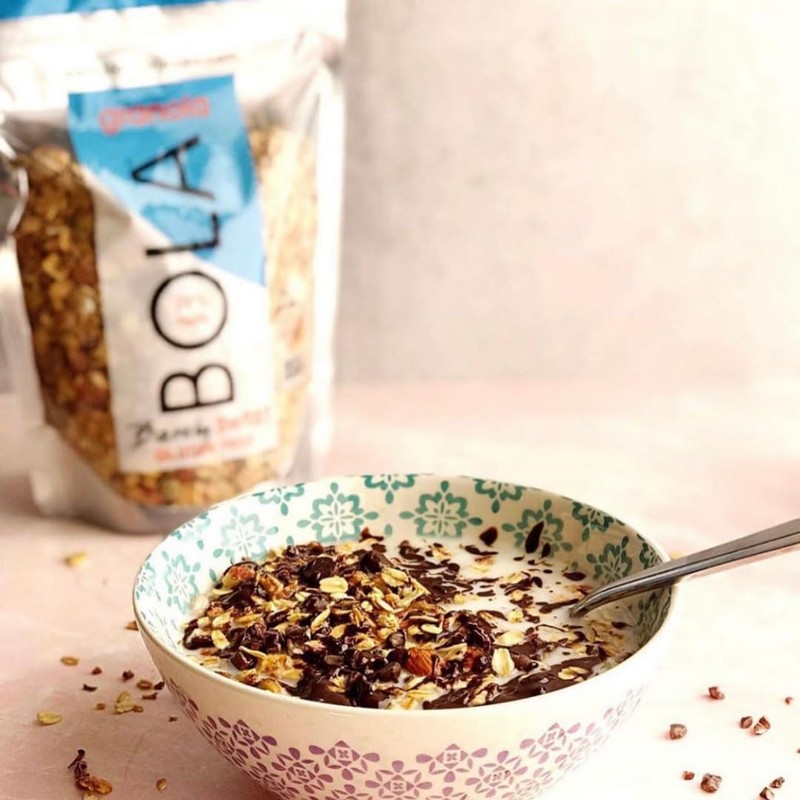 BOLA granola Barely Sweet, Low Sugar, Almond & Pumpkin Seed
