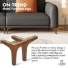 La Vane 7 Inch Metal Furniture Legs, Set of 4
