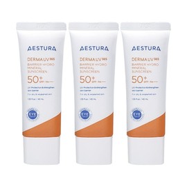 estra Aestura Derma UV365 Barrier Moisture Inorganic Sunscreen 40ml (SPF50+) 3pcs So / 에스트라 더마 유브이365 장벽수분 무기자차 선크림 40ml(SPF50+) 3개 So
