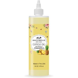 Aceite De Cutícula Para Uñas Tamaño De Recambio Para Cutículas Secas Agrietadas (16 Onzas, Piña)