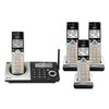 AT&T CL83407 DECT 6.0 4-Handset Cordless Phone for Home with