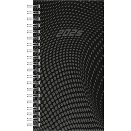 rido/idé Pocket Diary Model Timing 2 (2025), 2 Pages = 1 Week, A6, 176 Pages, PP Cover, Black