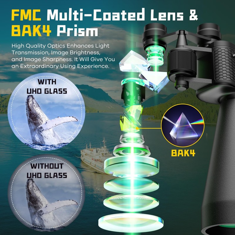 15-35x70 Binoculars for Adults High Powered, 35x HD Zoom for