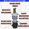Lasco S-735-4T Import Diverter Stem ,0489,Delex Pattern Broach, For 3