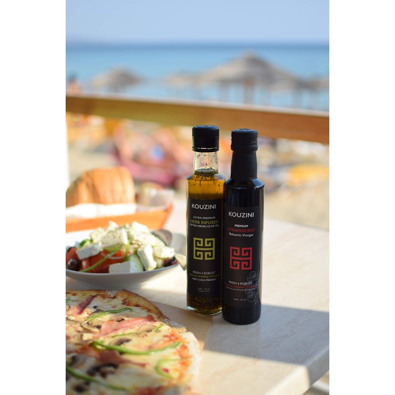 Infused Kouzini Greek Extra Virgin Olive Oil (250ML Bottle)