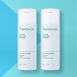 enzyme (Terabicos) Enzyme Washing Powder Enzyme Cleanser 85g / (테라비코스) 엔자임 워싱 파우더 효소세안제 85gX2개 +여행용10장 추가증정