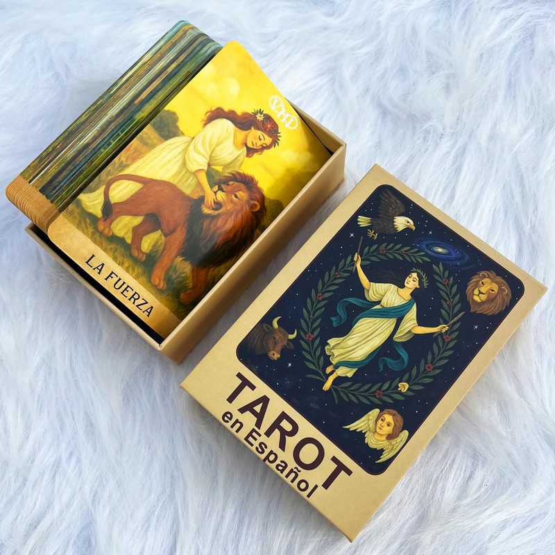 soulme 78Tarot Cards Deck for Beginners, Baraja de Tarot española,