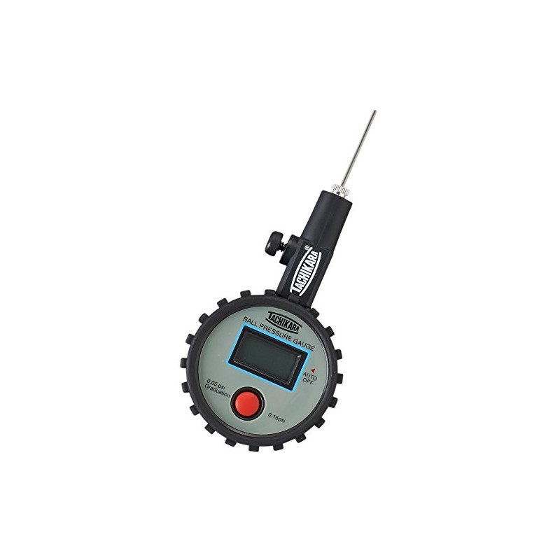 Tachikara DIGI-GUAGE Digital Air Pressure Gauge, Black