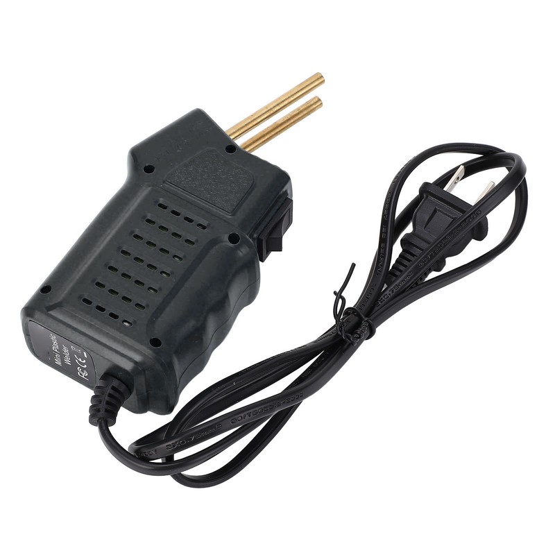 Portable Mini Plastic Welder with 200 Nails Hot Stapler Welding