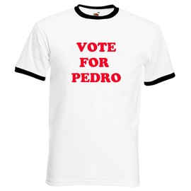 VOTE For PEDRO Napoleon Dynamite Retro Fruit of the Loom Cotton t-shirt