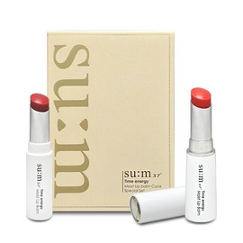 Su:m37 Time Energy Moist Lip Balm Coral Special / 숨37 타임 에너지 모이스트 립 밤 코랄 기획