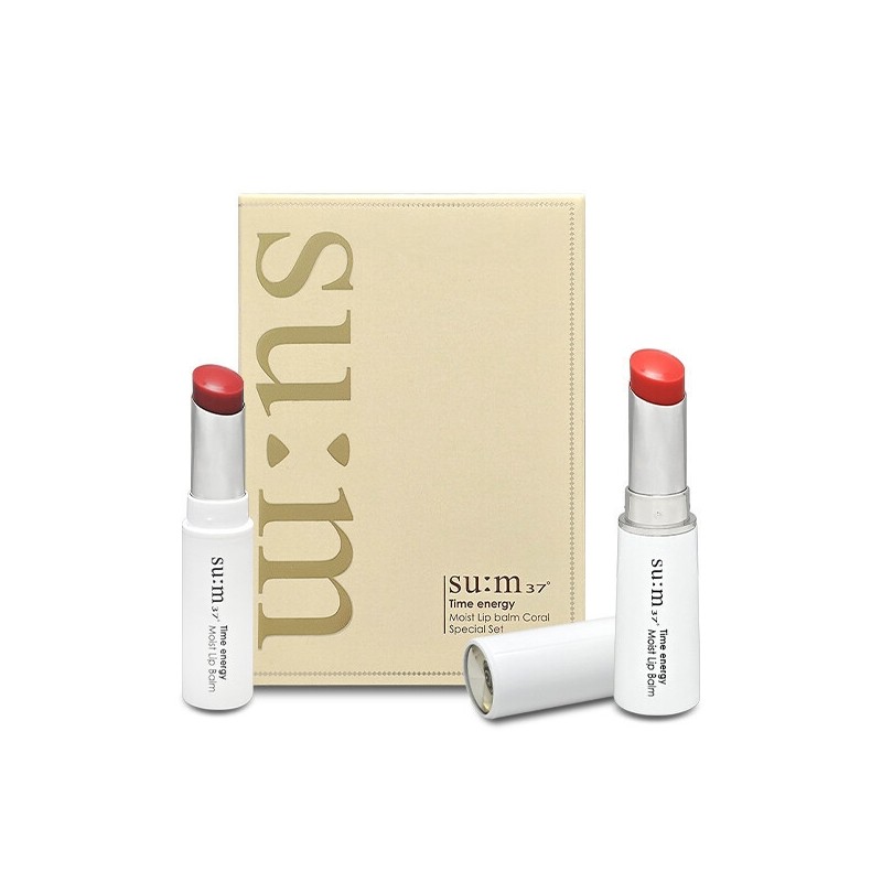 Su:m37 Time Energy Moist Lip Balm Coral Special / 숨37