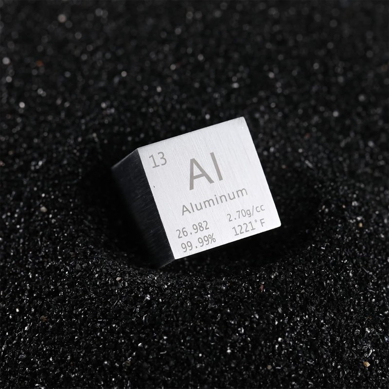 Pevfeciy 1 Inch Aluminium Cube 25.4 mm Metal Density Cube
