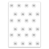 240 White Lollipop Sealing Stickers – Hand Made with Love