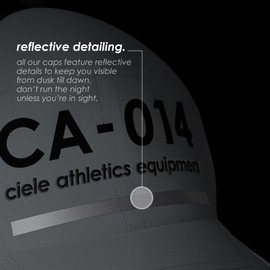 Ciele Athletics TRKcap SC - UPF +40 Sun Protection Folding, Reflective Trucker Hat - Washable, Moisture Wicking Running Hat for Men and Women - CA-014 - Trooper